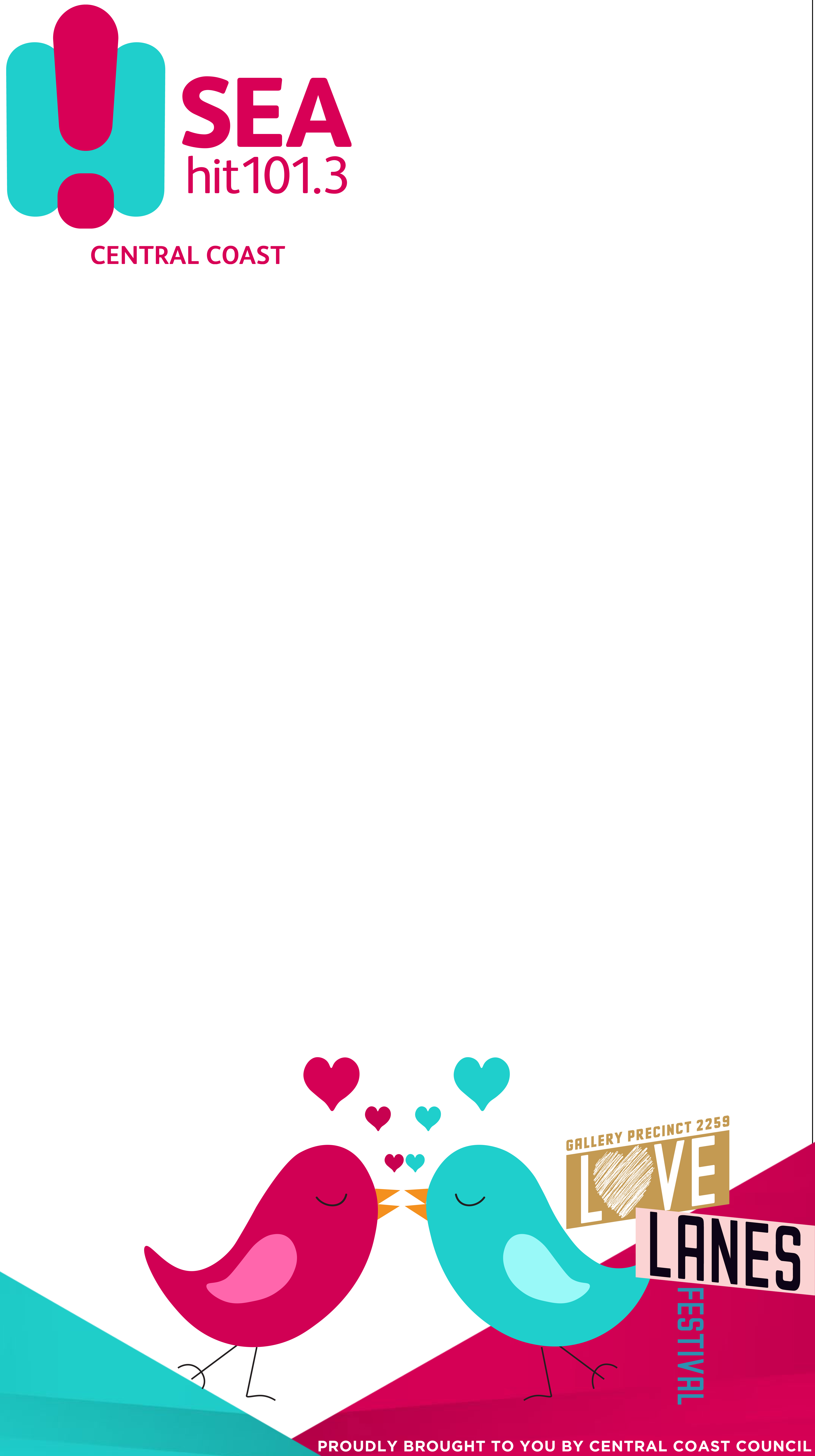 SeaFM 2016 Snapchat geofilter - LoveLanes festival designed by Emma Marie Horn