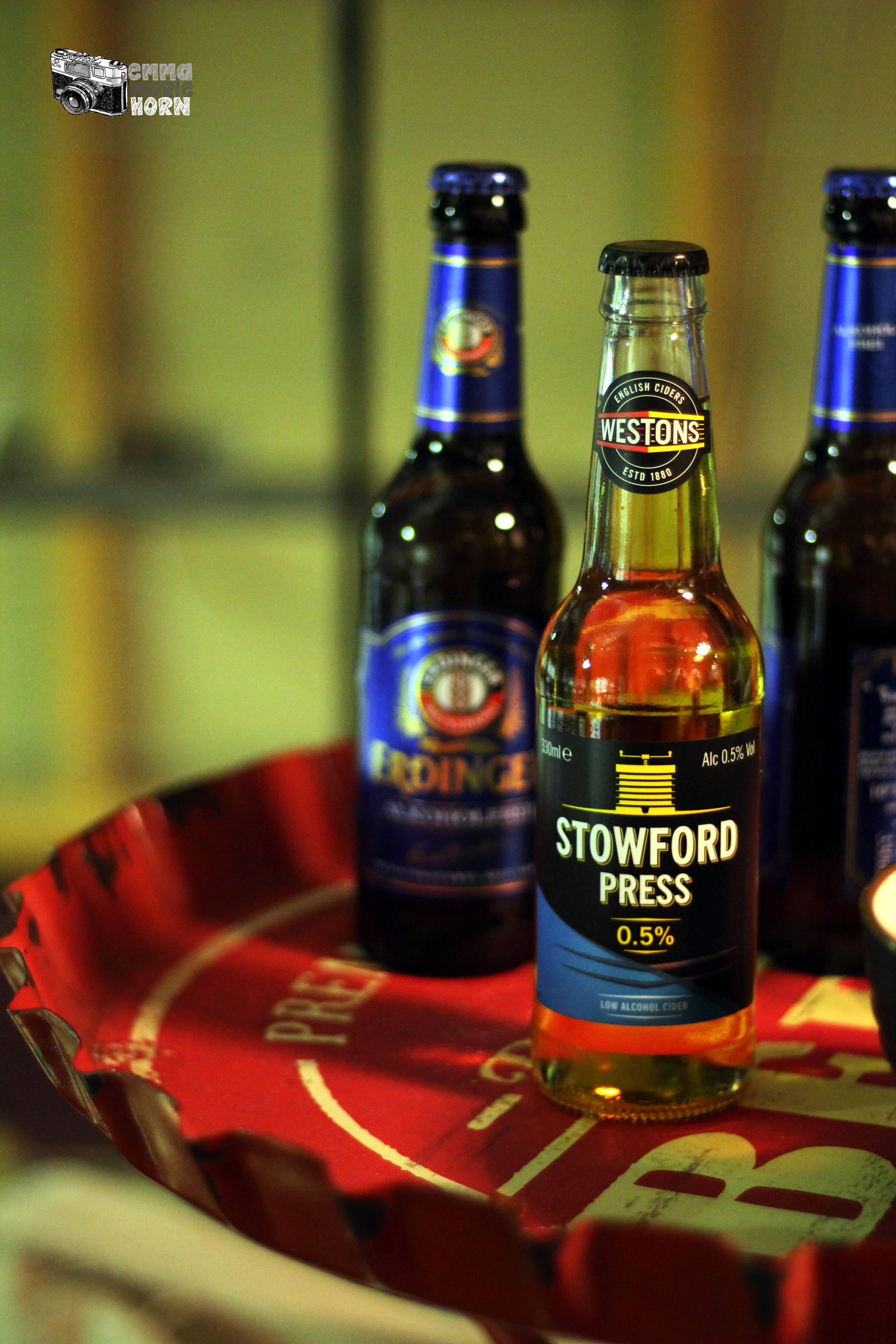 Alcofree Non-alcoholic beers: Erdinger and Stowford Press
