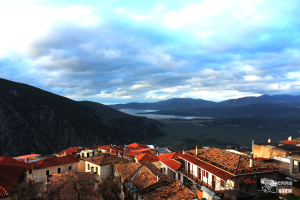 Emma Marie Horn Photography View from hostel window Delphi