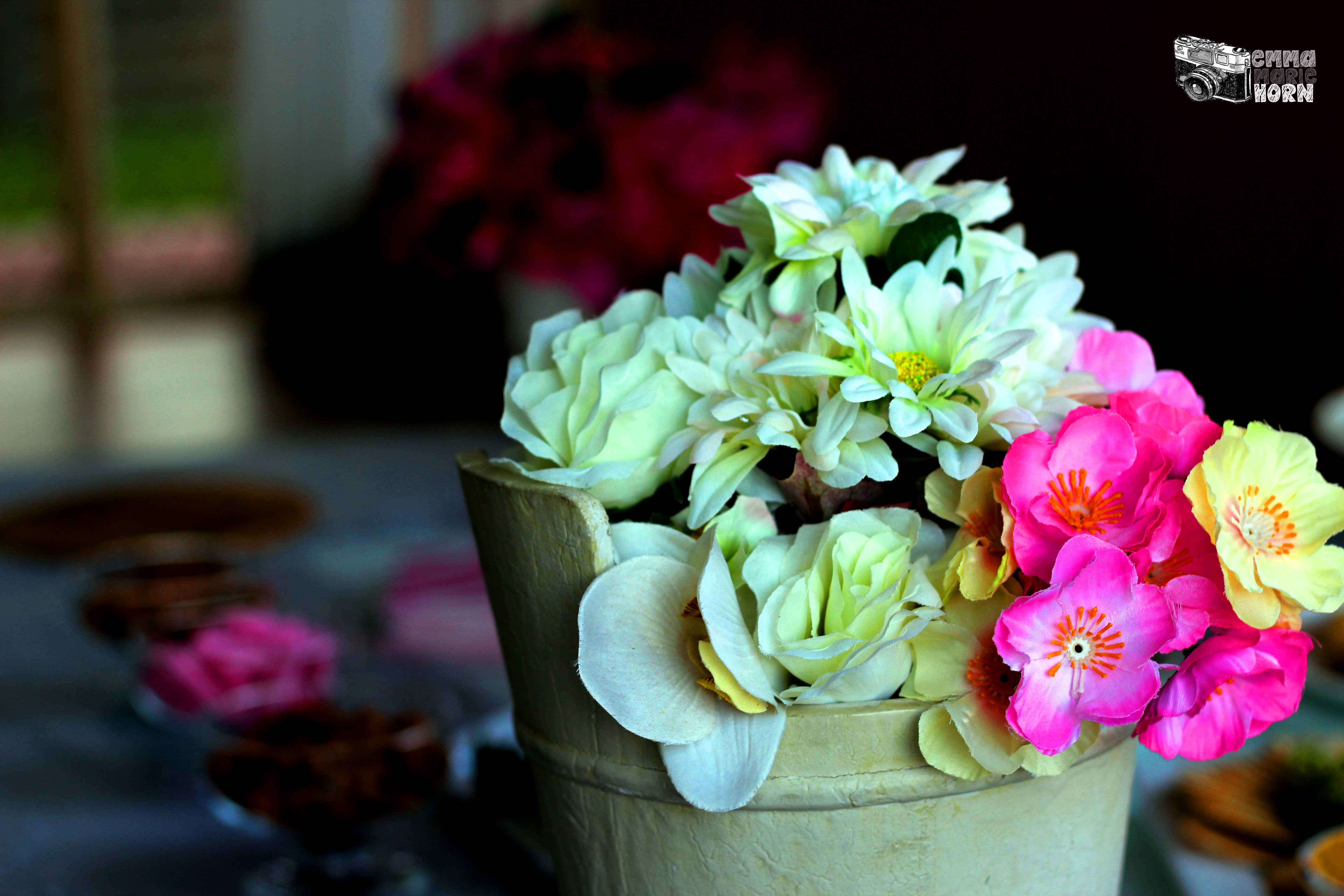 Emma Marie Horn Photography flowers at afterparty