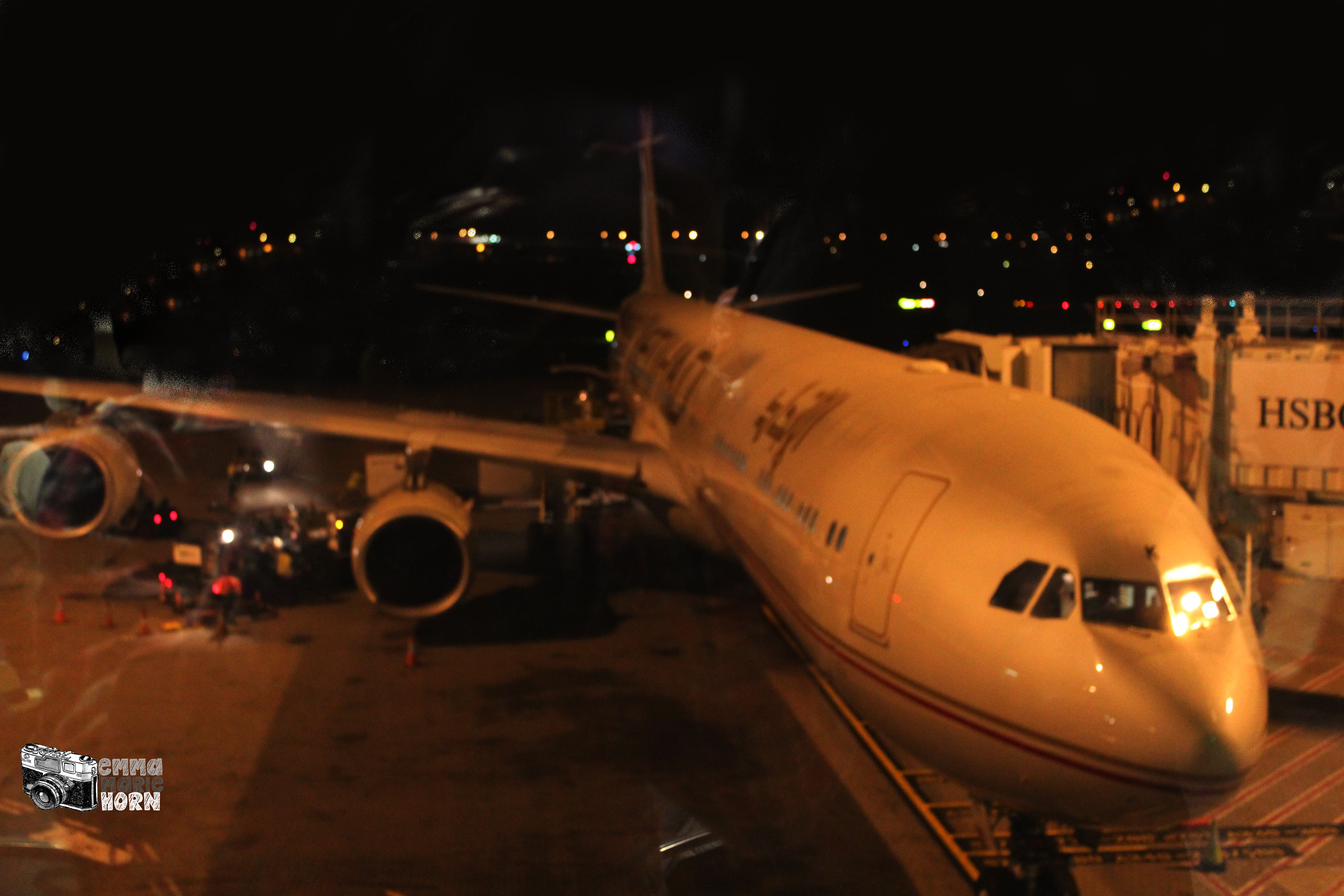 Emma Marie Horn Photography Etihad jet at Sydney Airport Greece bound