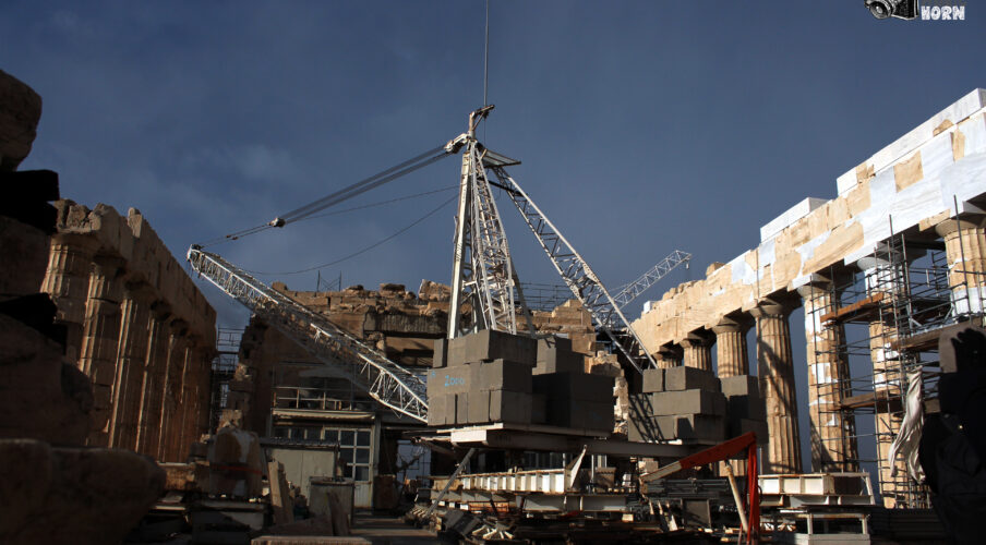 Emma Marie Horn Photography Reconstruction on the Parthenon