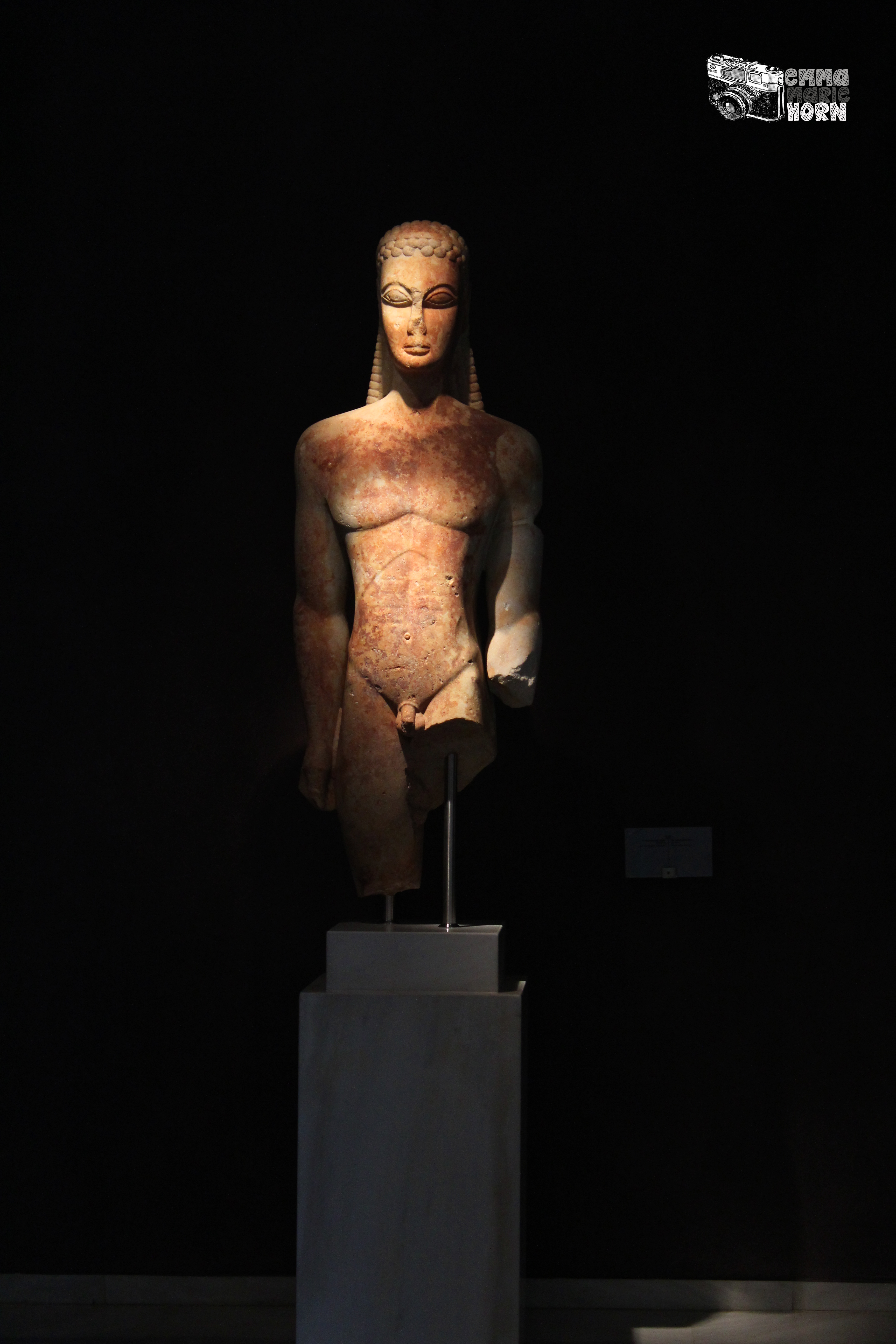 Emma Marie Horn Photography Kouros at Kerameikos Museum