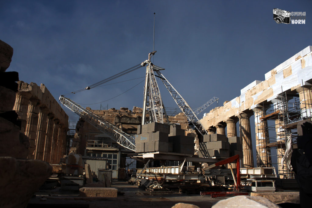 Reconstructions on the Parthenon, Athens