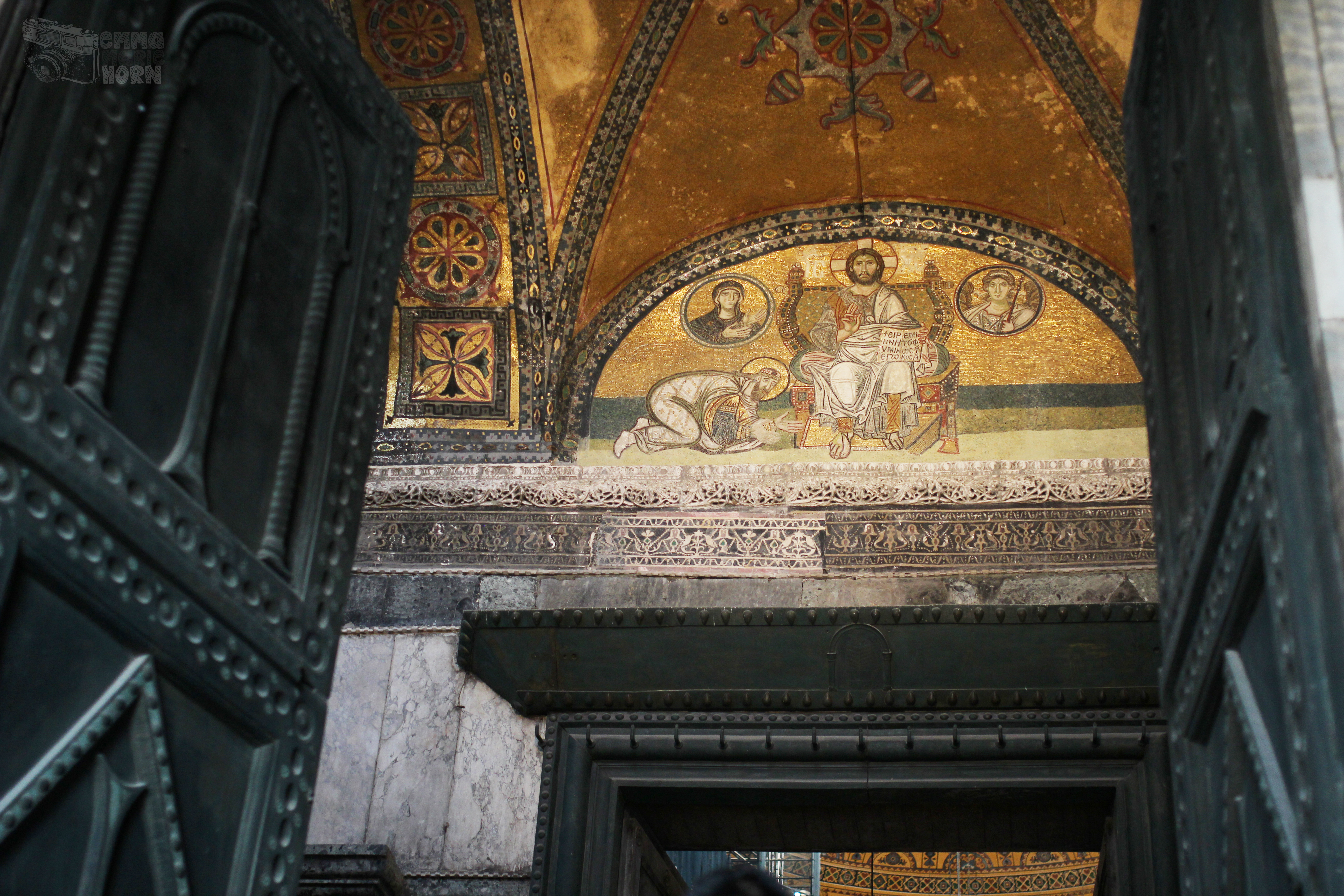 Imperial gate mosaic, Ayasofya, Istanbul. Photo: Emma Marie Horn