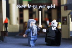 No Nose. Harry Potter Lego. Photo: Emma Marie Horn.