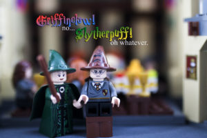 The Confused Sorting Hat. Harry Potter Lego. Photo: Emma Marie Horn